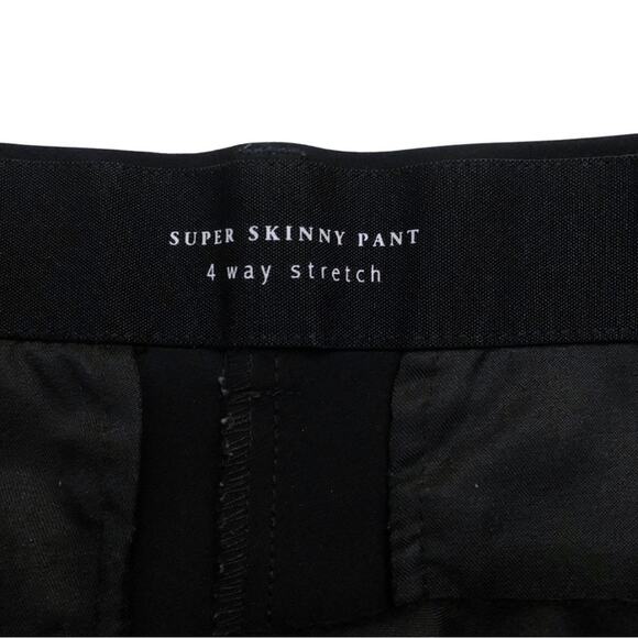 Zara Super Skinny  Black Trouser Pant Stretch Size 29 Dress Pants Casual - Picture 5 of 11